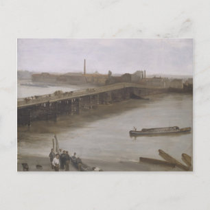 Postal James Whistler - Viejo Puente Battersea