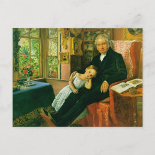 Postal James Wyatt y su nieta Mary