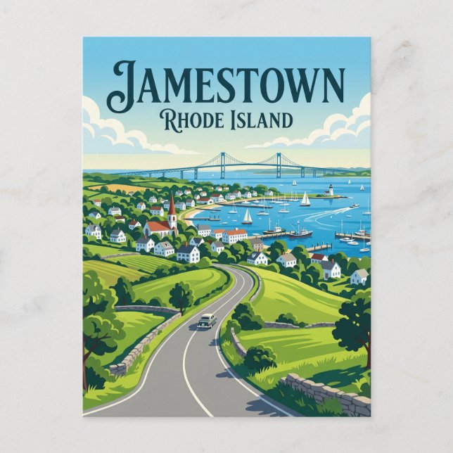 Postal Jamestown Rhode Island (Anverso)