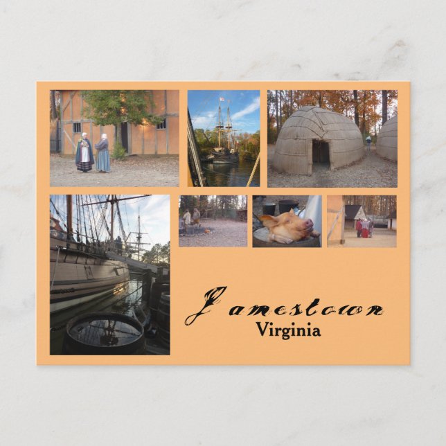 Postal Jamestown (Virginia) (Anverso)