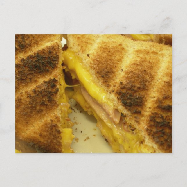 Postal Jamón tostado y queso (Anverso)