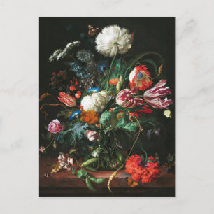 Postal Jan Davidsz de Heem, Vase de flores, 1660