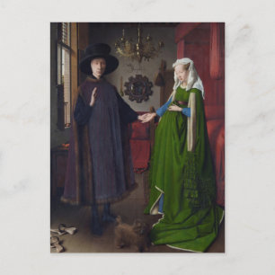 Postal Jan Eyck - El Boda Arnolfini