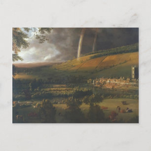 Postal Jan Siberechts - Paisaje con arcoiris, Henley