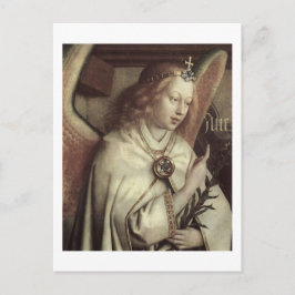 Postal Jan van Eyck Angel, Genter Altar Fine Vintage