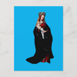 Postal Jan van Eyck - La Madonna en la Iglesia Arte Fino