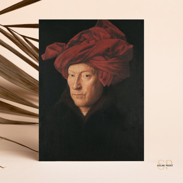 Postal Jan van Eyck retrato de un hombre en un turbante r (Subido por el creador)
