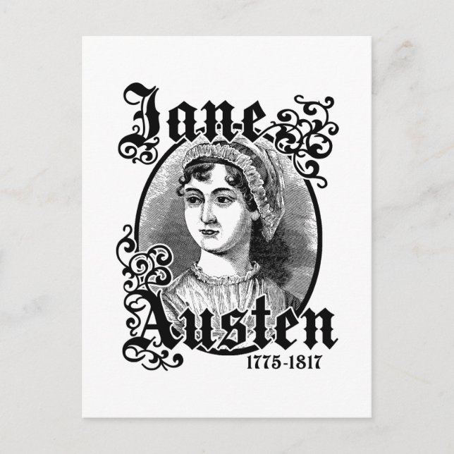 Postal Jane Austen (Anverso)