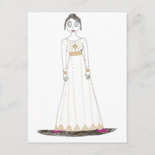 Postal Jane Austen Creepy Gold