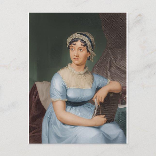 Postal Jane Austen invita (Anverso)