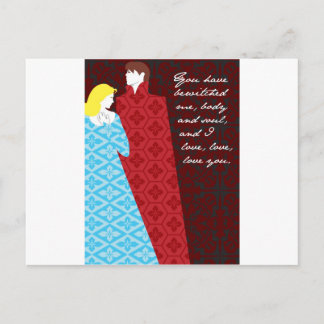 Postal Jane Austen Orgullo y regalo de Prejuicio "Elizabe