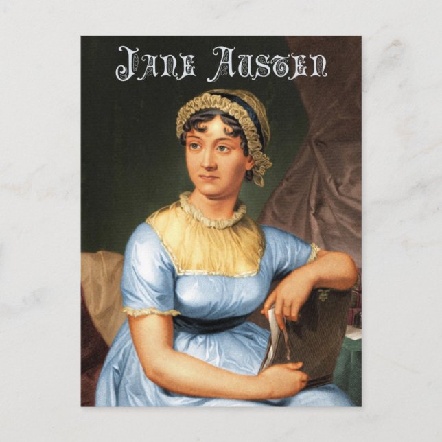 Postal Jane Austen - Retrato (Anverso)