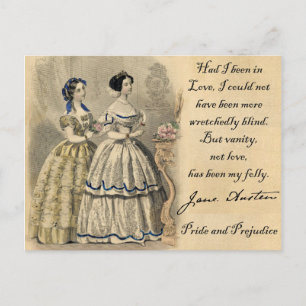 Postal Jane Austen: Vanidad