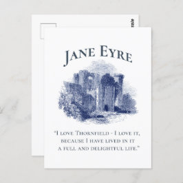 Postal Jane Eyre - Amo Thornfield - Castillo
