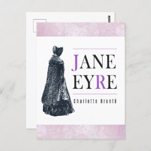 Postal jane eyre, charlotte bronte, hermanas de bronce, b