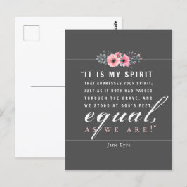 Postal Jane Eyre - Como Somos - Negro