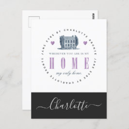 Postal Jane Eyre - Mi Única Casa - Añadir Tu Nombre