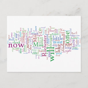Postal Jane Eyre Word Cloud