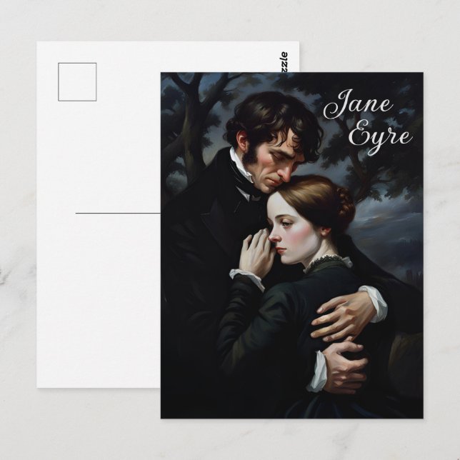 Postal Jane Eyre y Edward Rochester (Anverso / Reverso)