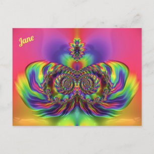 Postal JANE ~ Patrón de diseño 3D ~ Múltiples colores