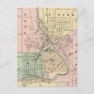 Postal Janesville, sede del condado de Rock Co