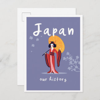 Postal Japan History Vintage Travel