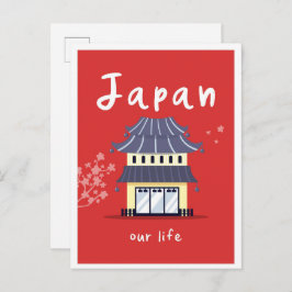 Postal Japan Life Vintage Travel