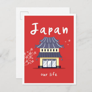 Postal Japan Life Vintage Travel