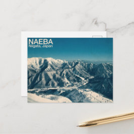 Postal Japan Snow Culture Naeba 苗場 スキー場 - ポストカード