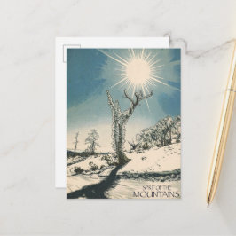 Postal Japan Snow Culture Spirit of the mountain - ポストカード