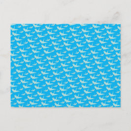 Postal JapaneseOrigami Tsuru Cranes