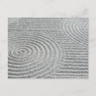 Postal Japón, Kioto, Templo Tofukuji, patrón de arena