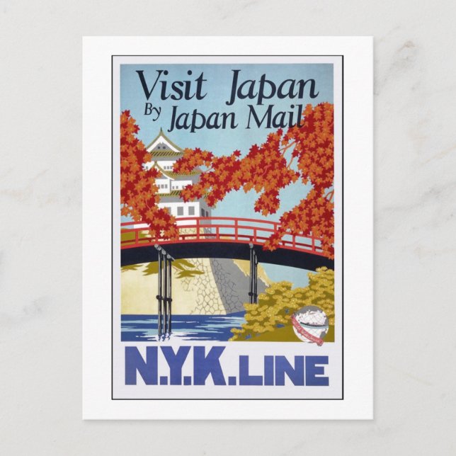 Postal Japón por correo (Anverso)