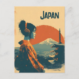Postal Japón vintage