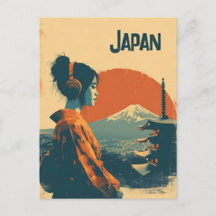 Postal Japón vintage