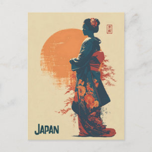 Postal Japón vintage