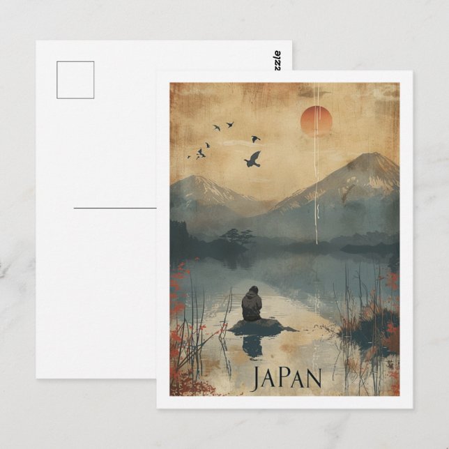 Postal Japón Vintage (Anverso / Reverso)