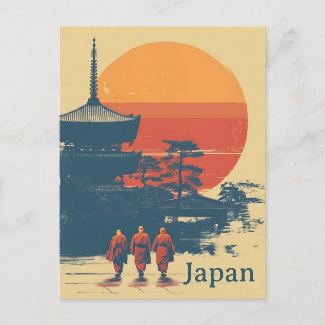 Postal Japón vintage (Anverso)