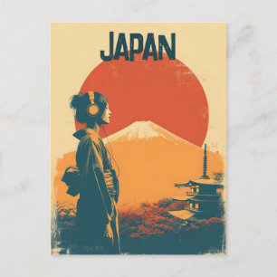 Postal Japón vintage