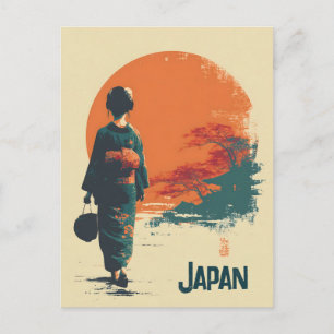 Postal Japón vintage