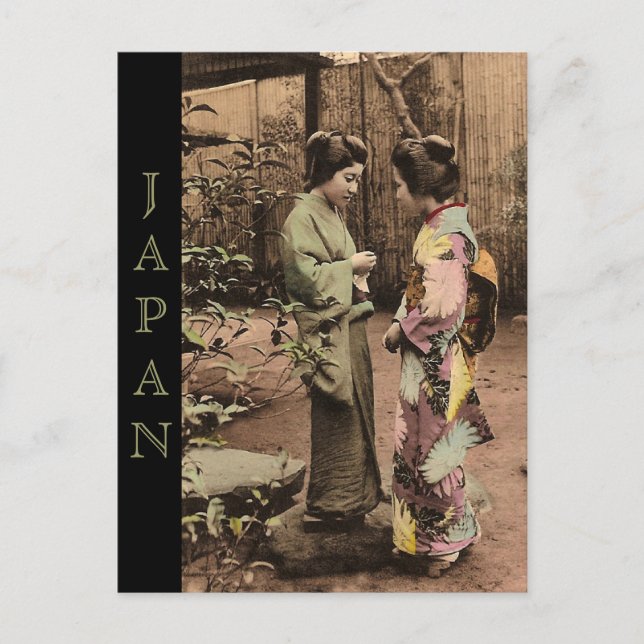 Postal Japón vintage (Anverso)