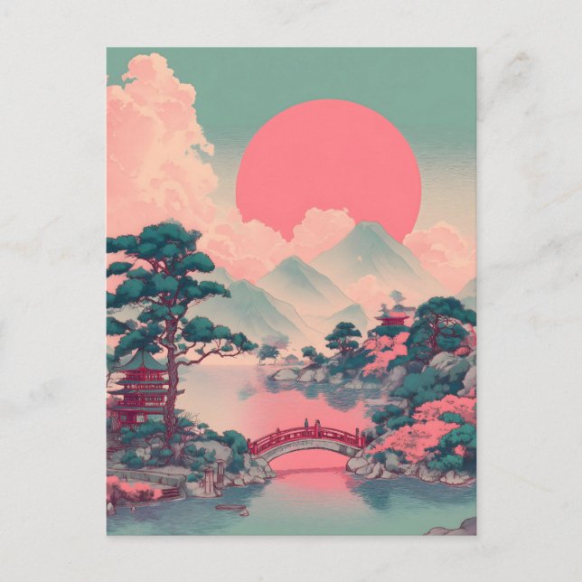 Postal Japón vintage (Anverso)