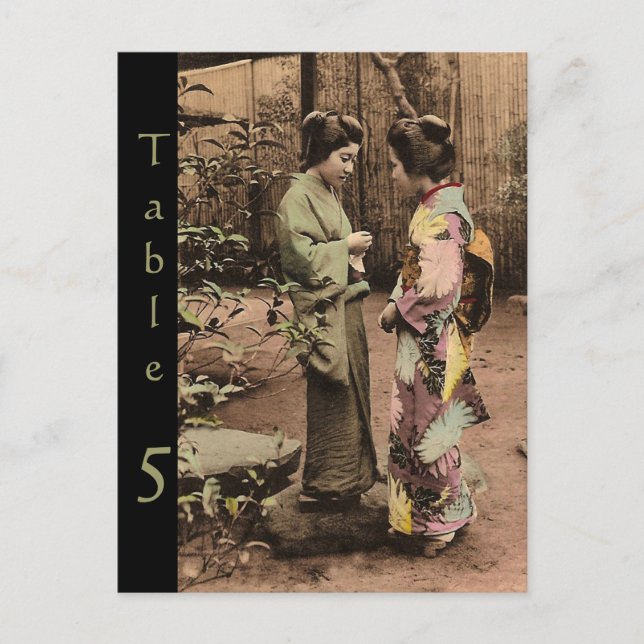Postal Japón vintage (Anverso)