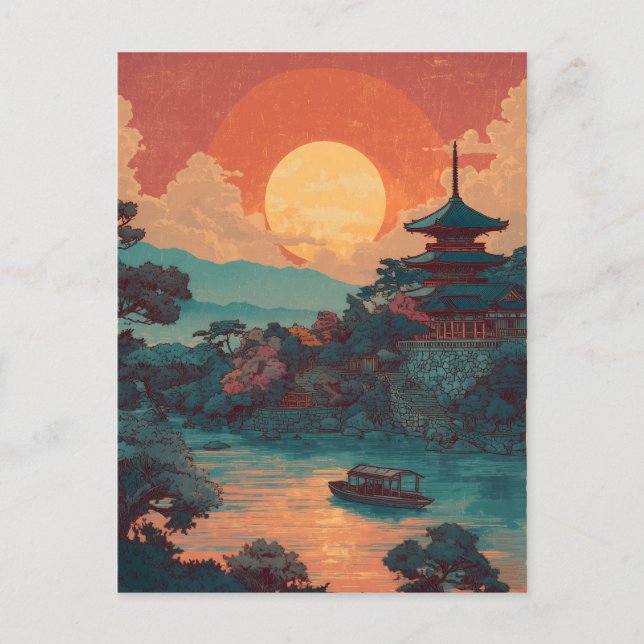 Postal Japón vintage (Anverso)