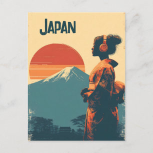 Postal Japón vintage