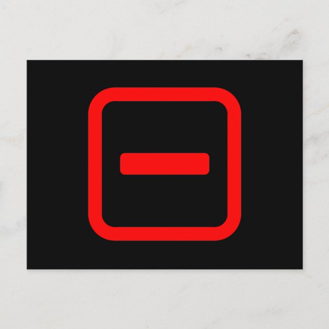 Postal Japonés Número Uno 一 【Ichi|Kanji (Anverso)