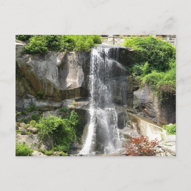 Postal japonesa de jardines (Anverso)