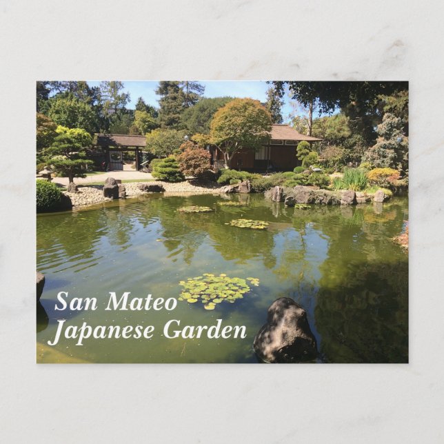 Postal japonesa de San Mateo (Anverso)