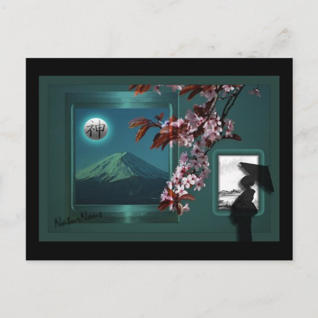 Postal japonesa postale carta (Anverso)
