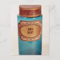 Jar de la droga, con etiqueta para Anis Vert, c.18